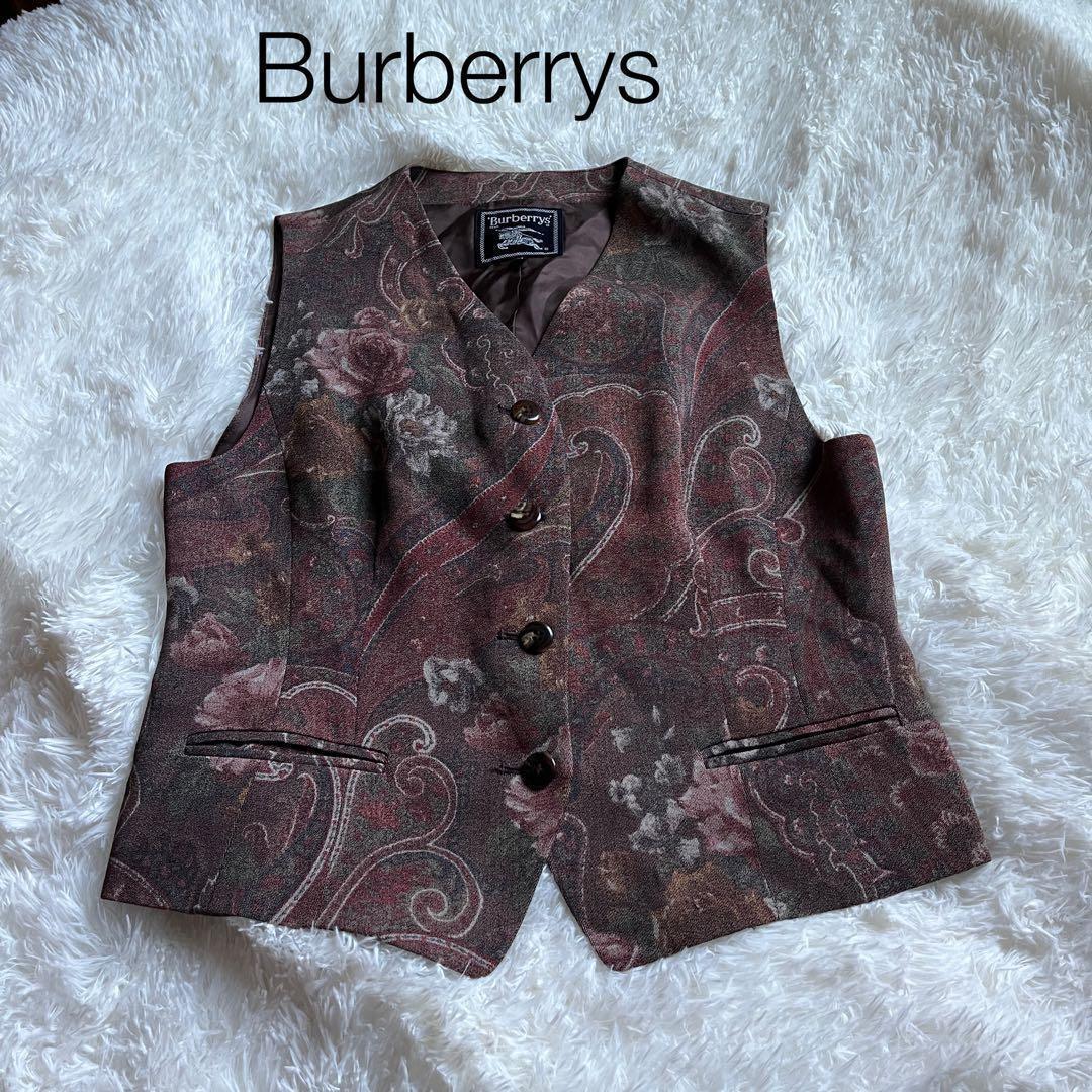 HB 　Burberrys　バーバリーズ　ペイズリー柄　ジャガード