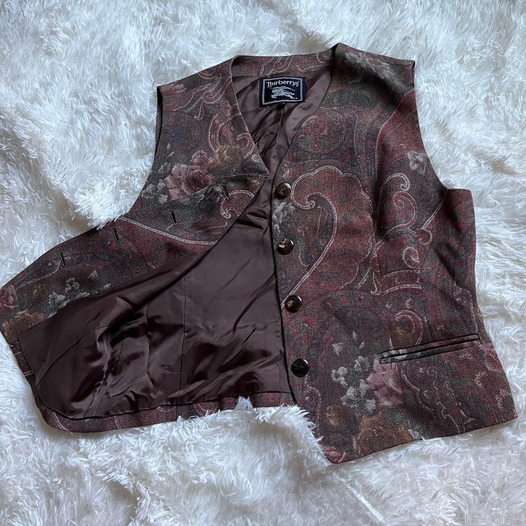 HB 　Burberrys　バーバリーズ　ペイズリー柄　ジャガード