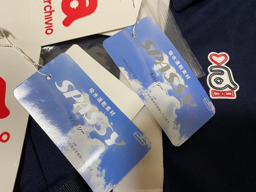 archivio アルチビオ ネイビー ゴルフセットアップ　シャツ&スカート