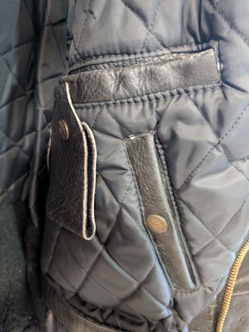 BRANDED GARMENTS　シカゴポリス　レザージャケット　ライダーズ　黒