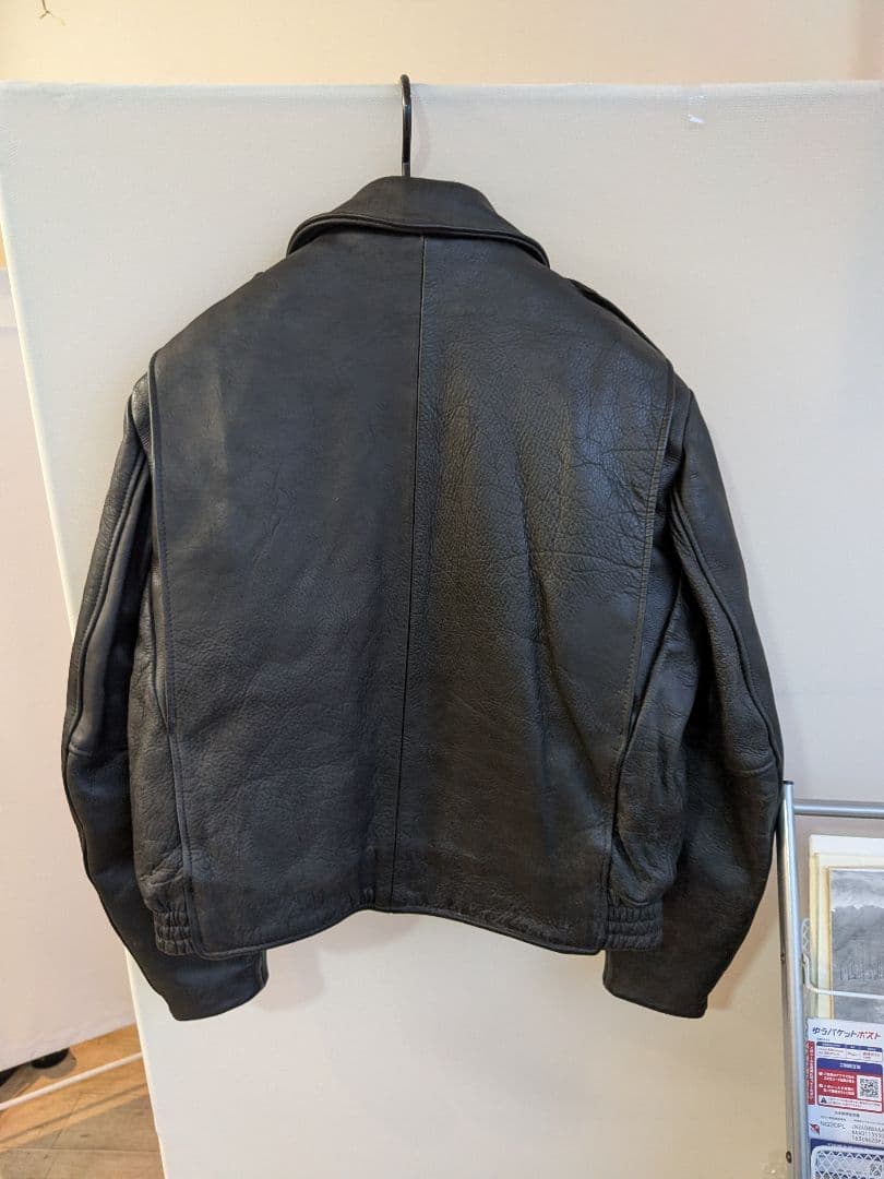 BRANDED GARMENTS　シカゴポリス　レザージャケット　ライダーズ　黒