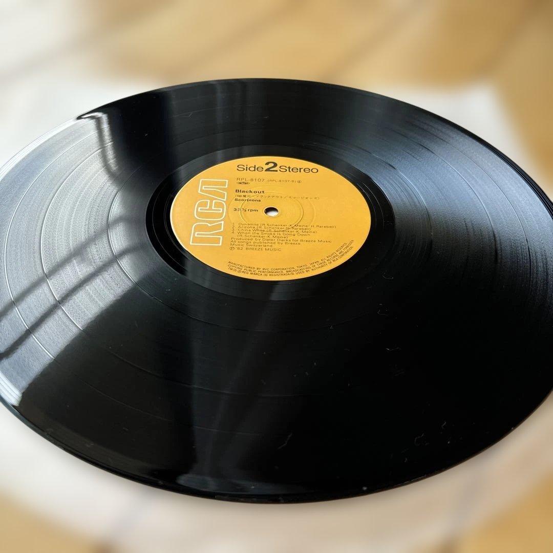 【帯付き】【値下げ】スコーピオンズ 蠍魔宮 ブラックアウト レコード