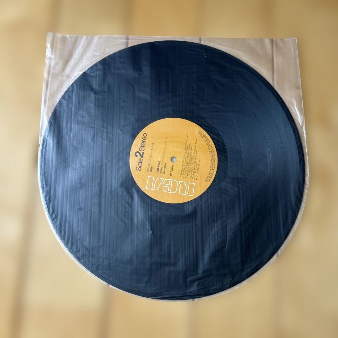 【帯付き】【値下げ】スコーピオンズ 蠍魔宮 ブラックアウト レコード