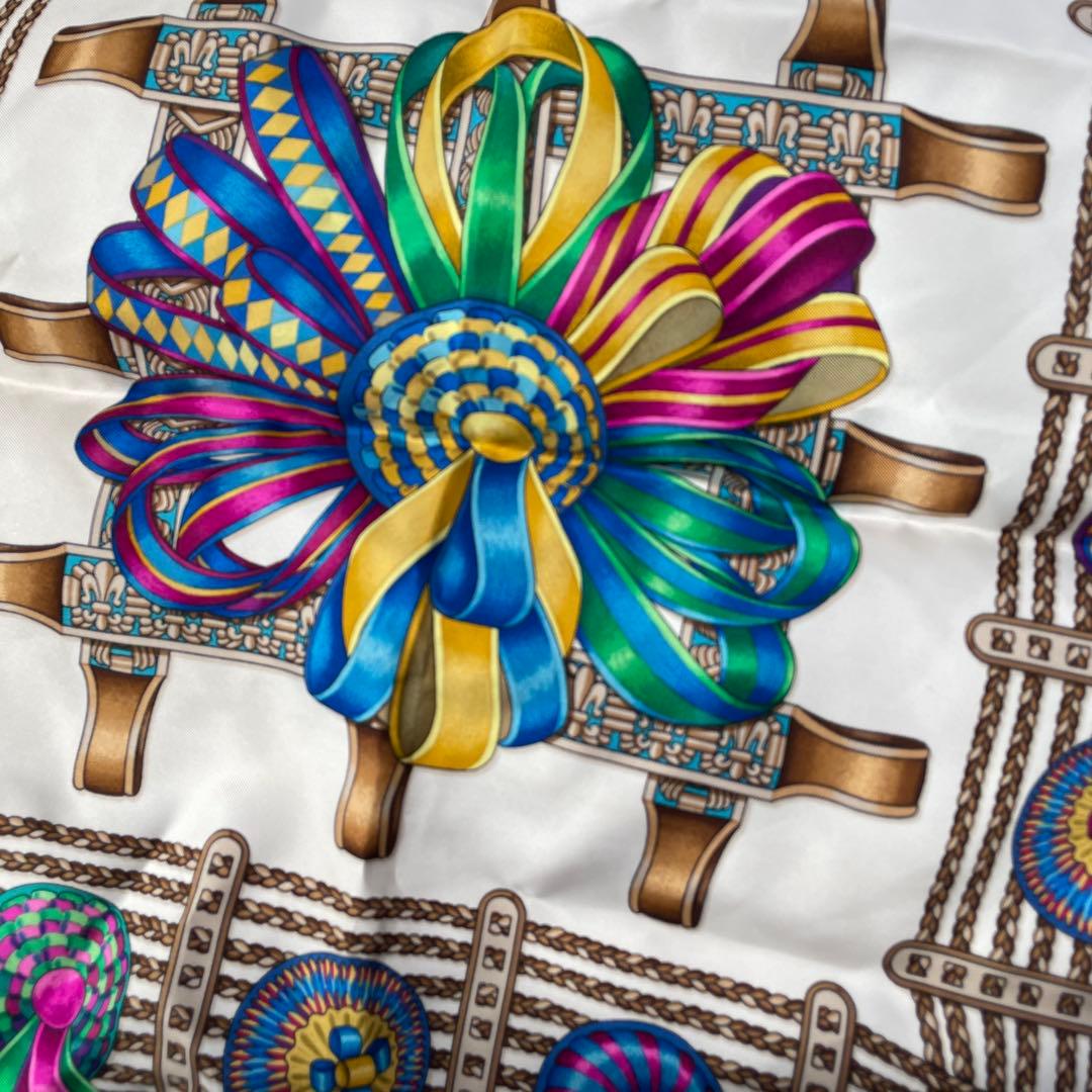 エルメス　スカーフ　エメラルドグリーン