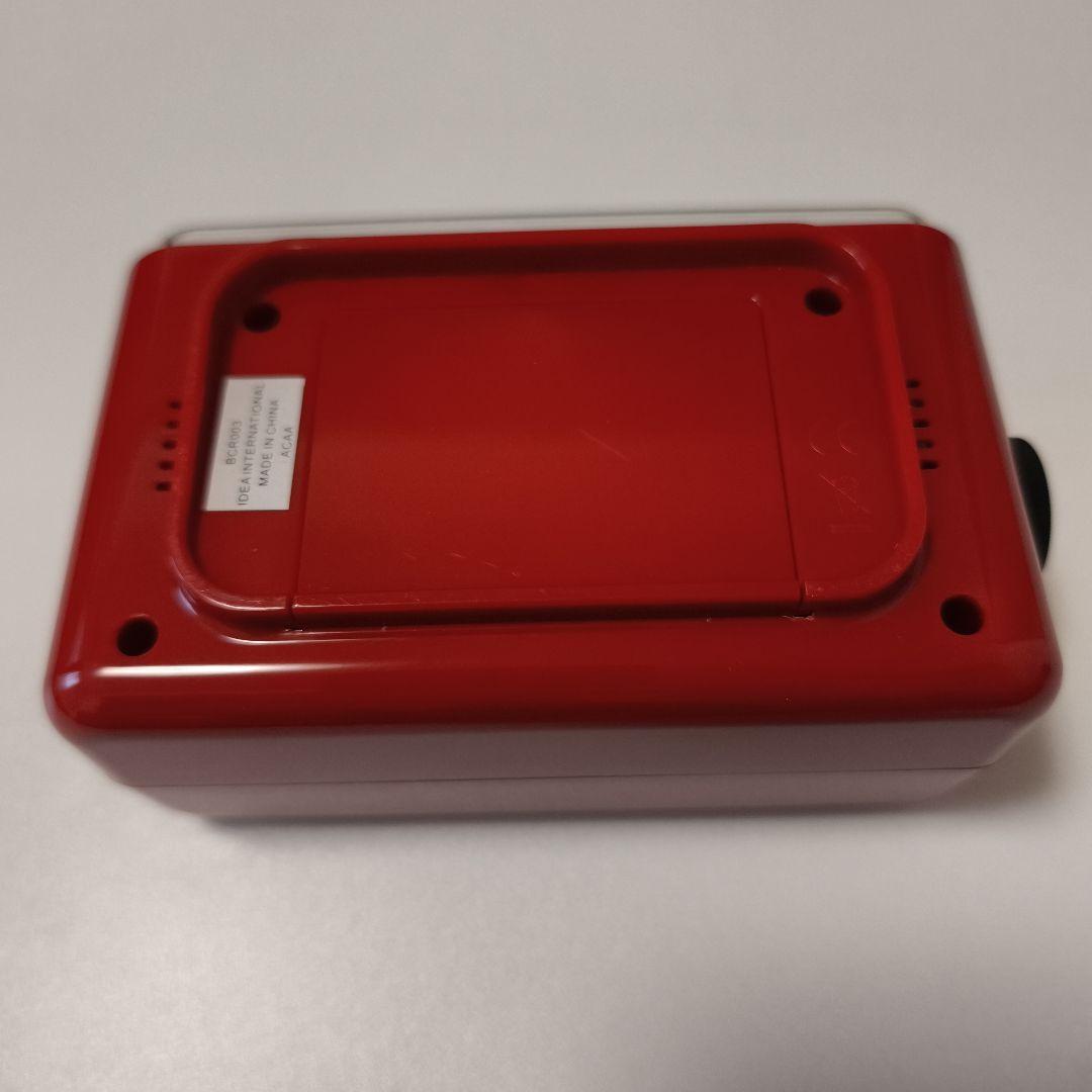 [希少]BRUNO LCDレトロアラームクロックS BCR003 レッド　美品