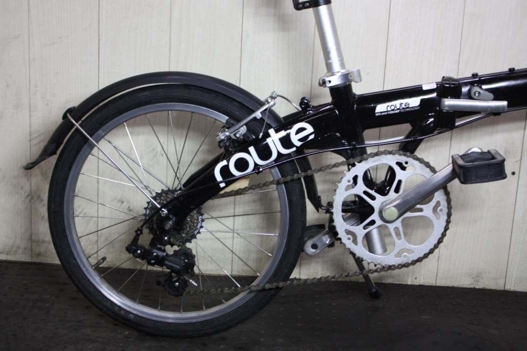 DAHONダホン ROUTE 20インチ アルミ シマノ7段 折り畳み自転車 黒
