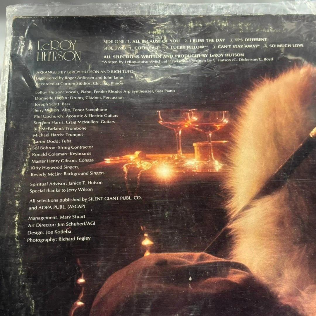 LEROY HUTSON レコード　リロイ・ハトソン　LP　洋楽　レア　希少
