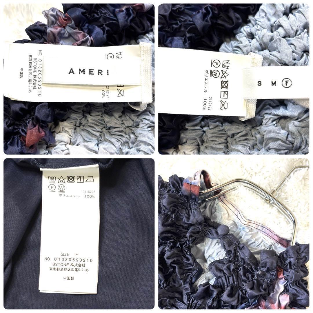 ワンピース Ameri vintage NEON FLOWER I LINE DRESS