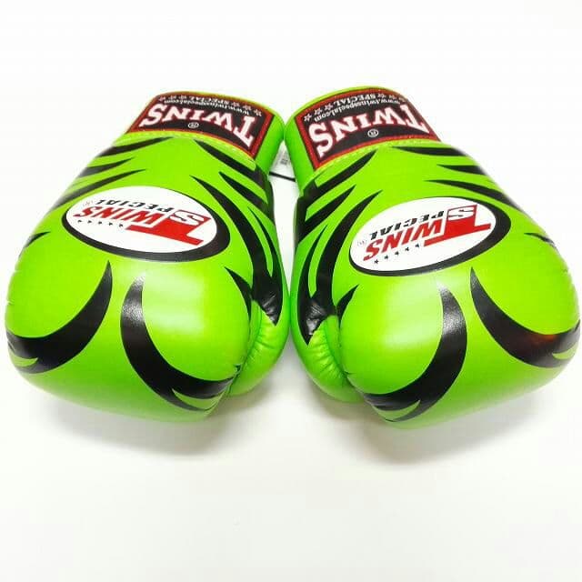 新品 正規 TWINS 本格ボクシンググローブ 本革製 サイズ選択 T緑