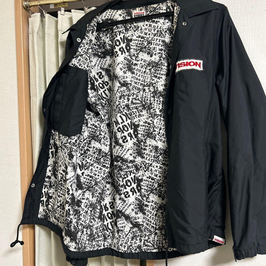 VISION ストリートウェア ブラックジャケットサイズS