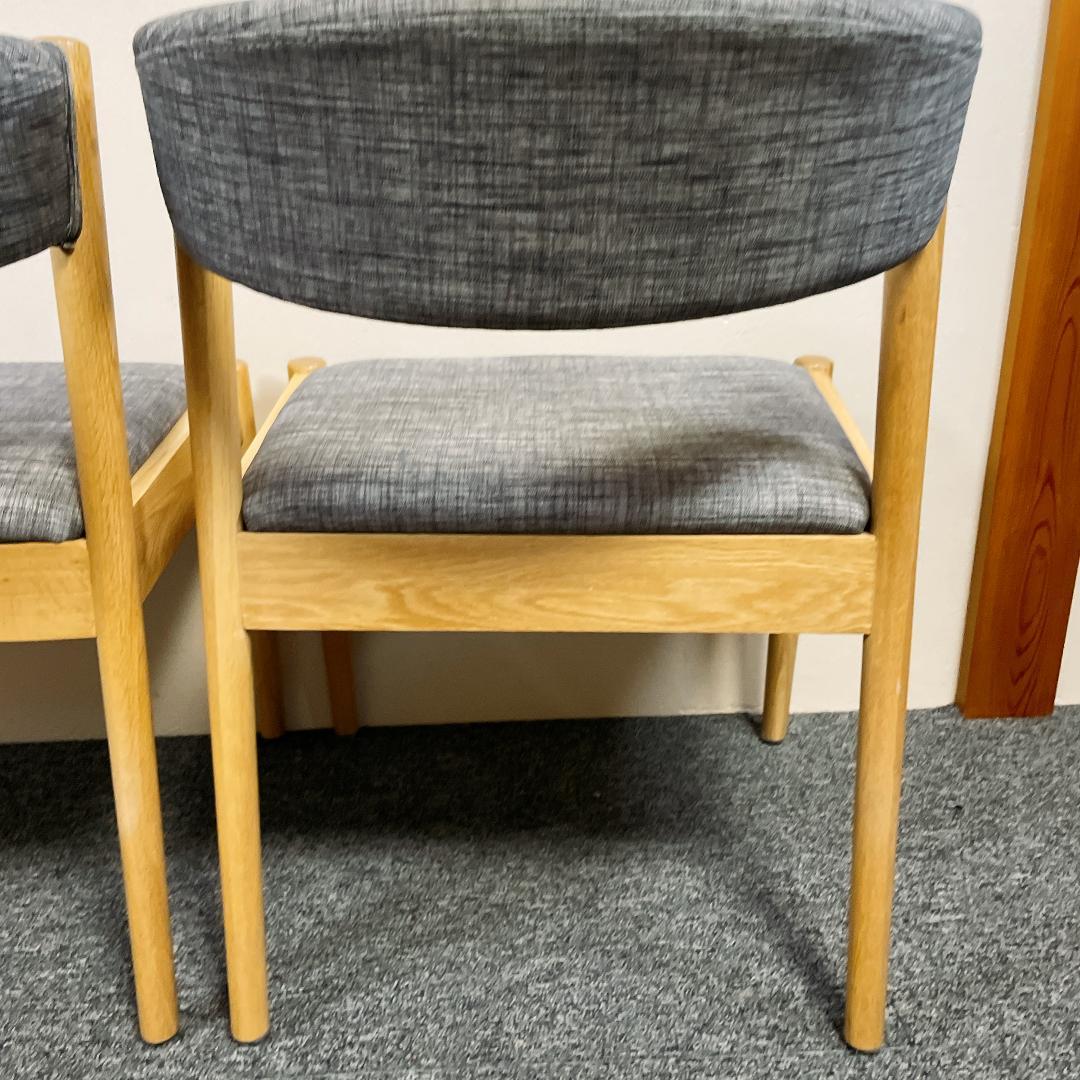 LOWYA 北欧風 ダイニングチェア 2脚セット　オーク製