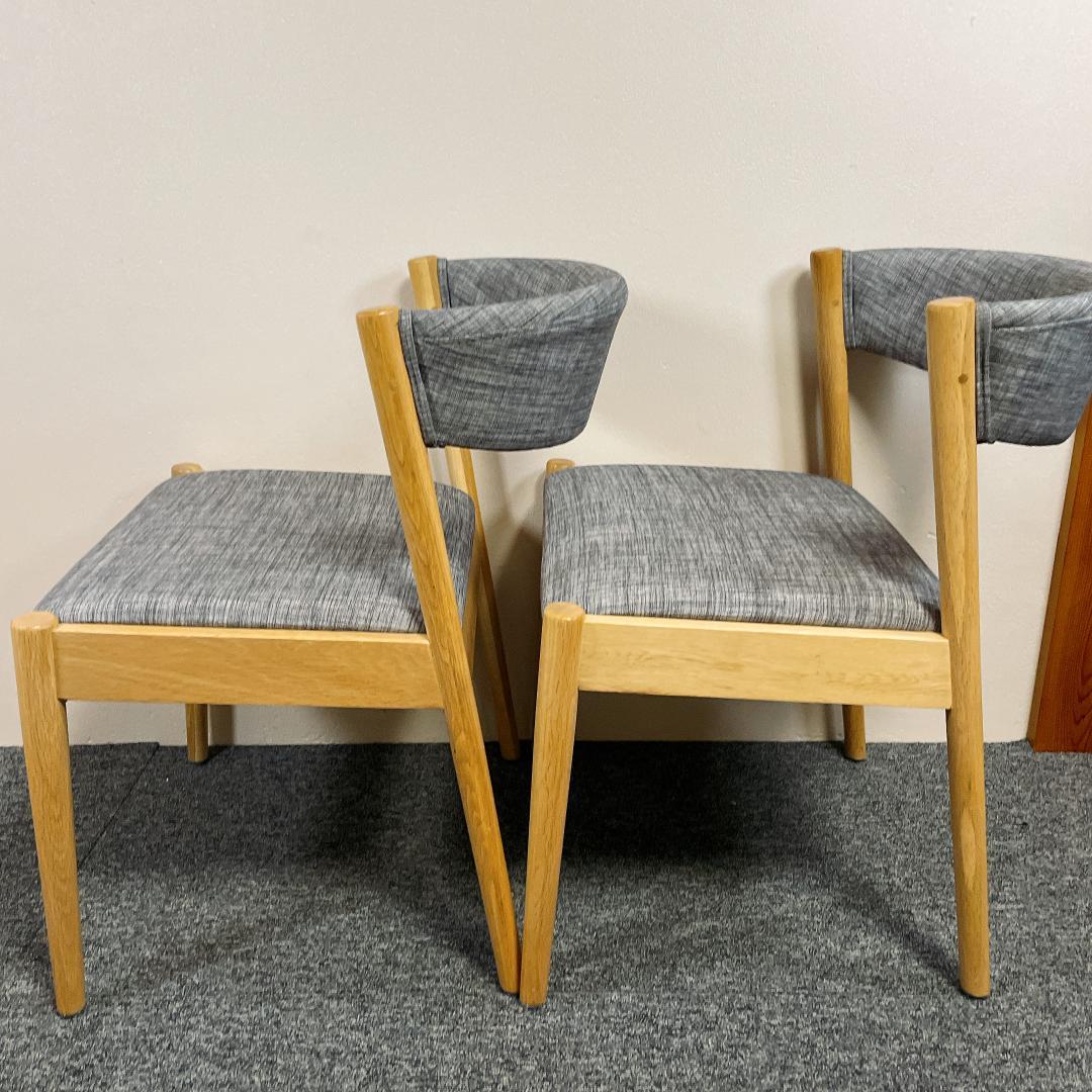 LOWYA 北欧風 ダイニングチェア 2脚セット　オーク製