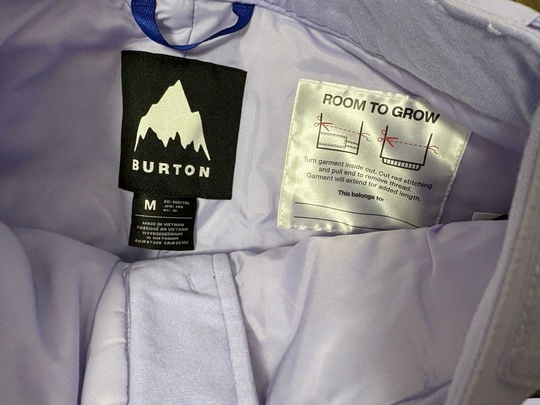 新品　バートン　キッズスノーボードウェア上下セットアップ