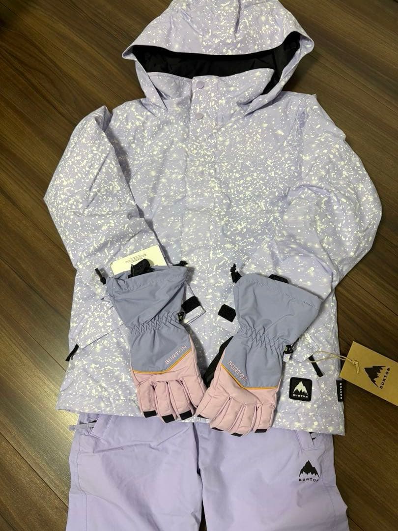 新品　バートン　キッズスノーボードウェア上下セットアップ