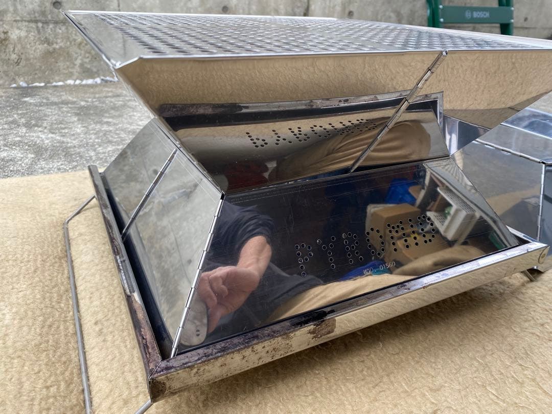 PYROMID 焚き火台 ステンレス製 収納バッグ付