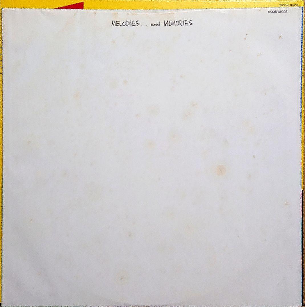 【稀少】山下達郎　メロディーズ　LP　鈴木英人　イラスト帯付き