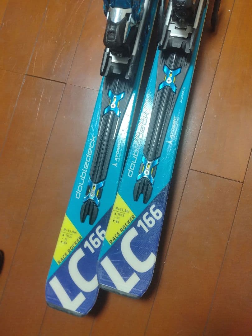 【BLUESTER☆】166cm　ATOMICスキー板セット♪　送料無料！
