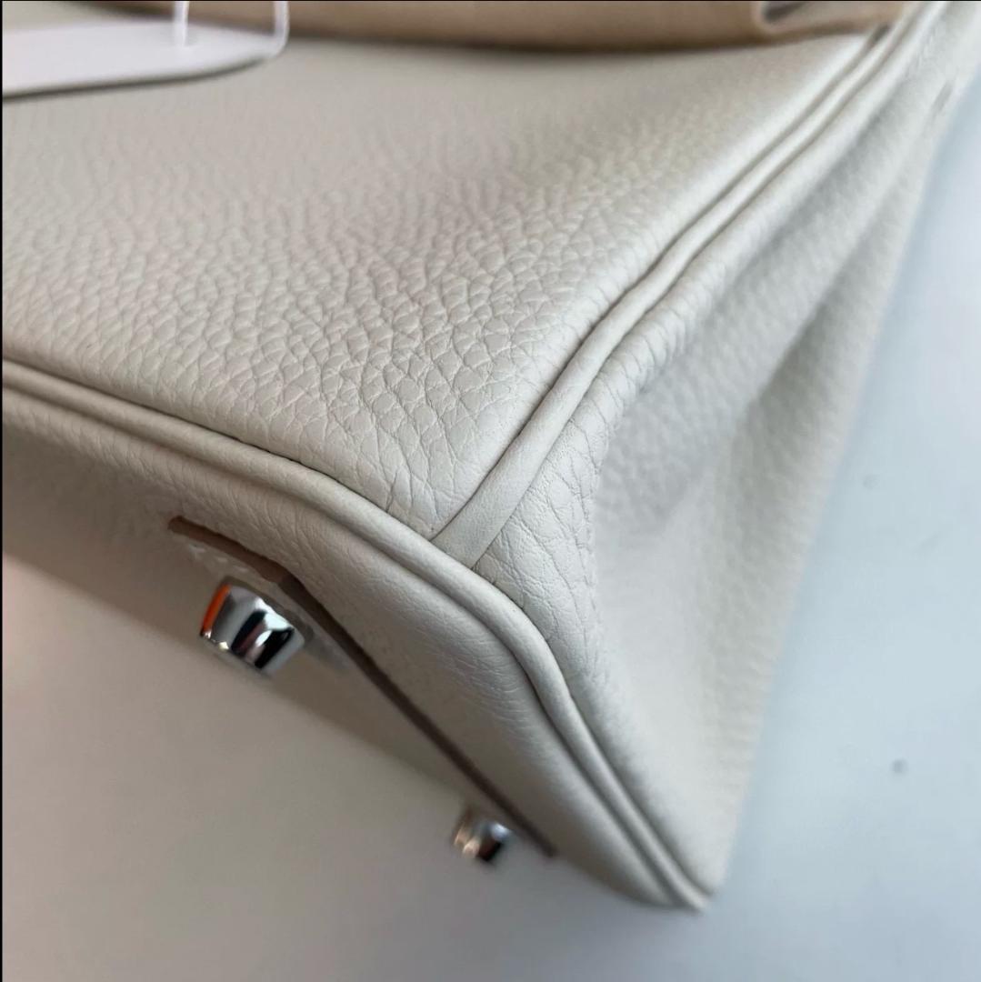 バーキン 25 ハンドバッグ シルバー金具