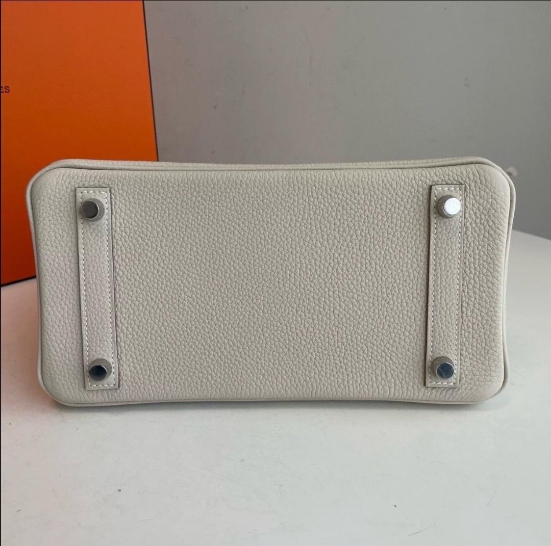 バーキン 25 ハンドバッグ シルバー金具