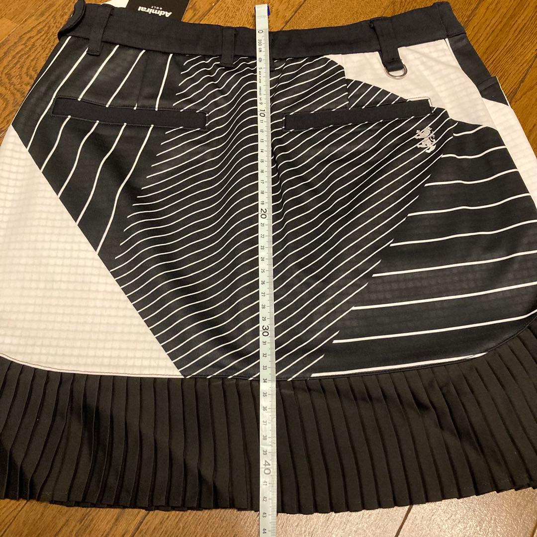 新品ADMIRAL アドミラル　レディースゴルフウエア　すそプリーツスカート Ｌ