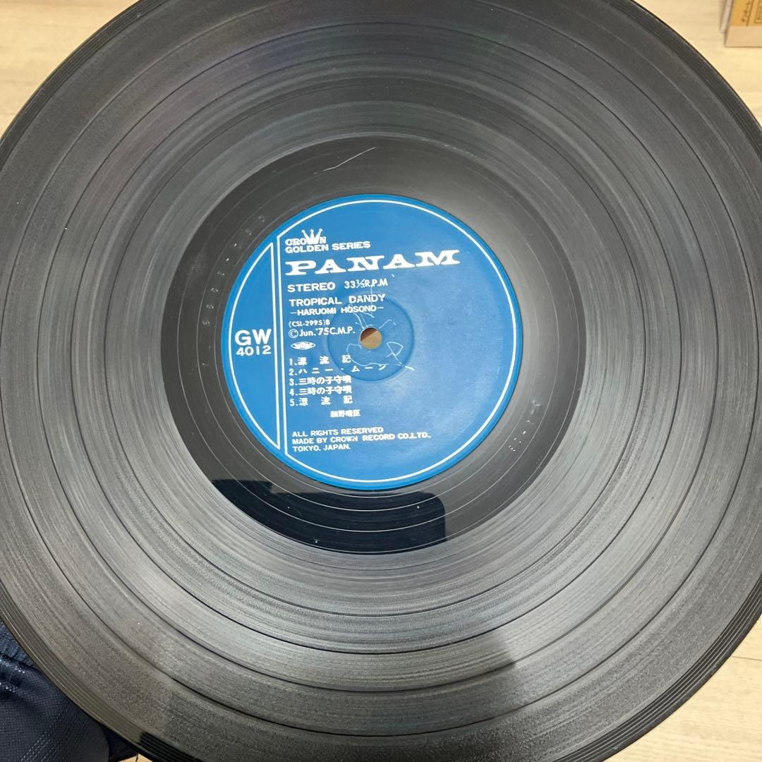 Haruomi Hosono Tropical Dandy 細野晴臣　レコード