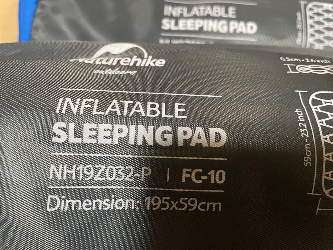 Naturehike インフレータブルスリーピングマット 3個セット