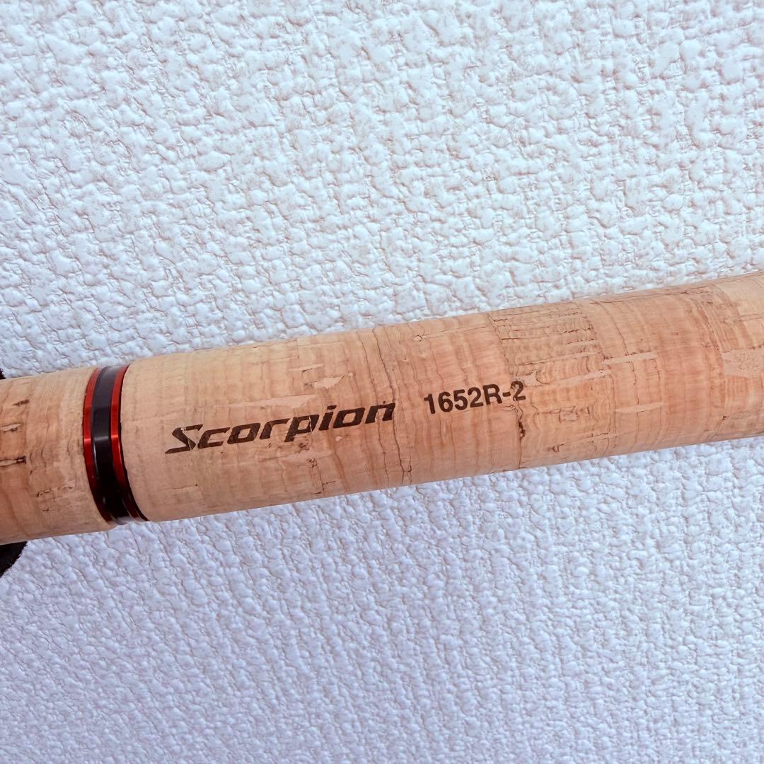 19 Scorpion バスロッド 1652R-2 ロッドケース付き 釣竿
