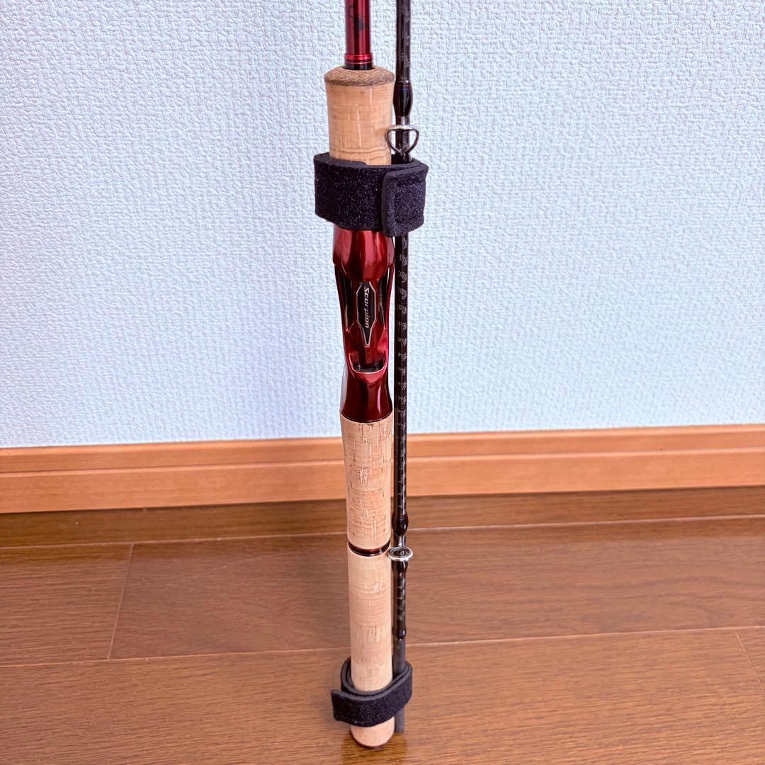 19 Scorpion バスロッド 1652R-2 ロッドケース付き 釣竿