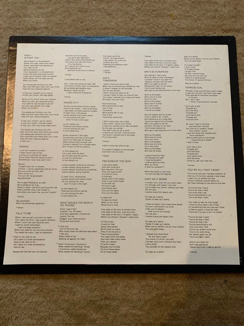 KISS レコード　ビンテージ