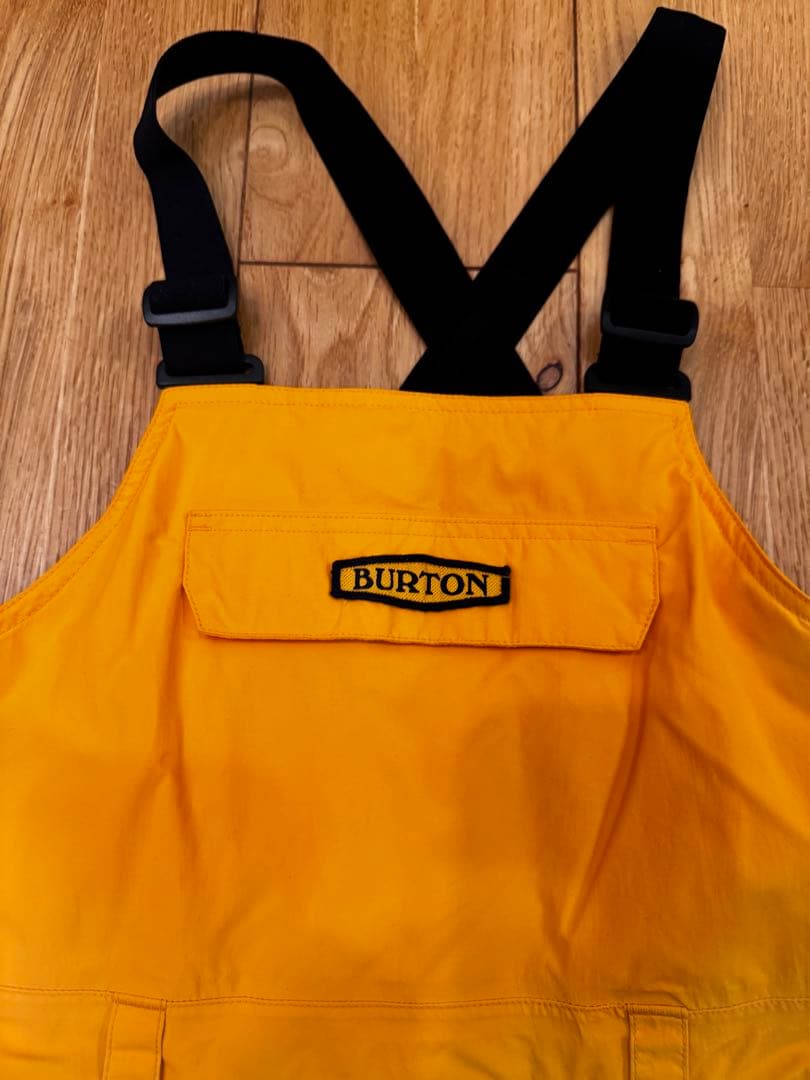 BURTON イエロー ビブパンツ　キッズ M 140cm