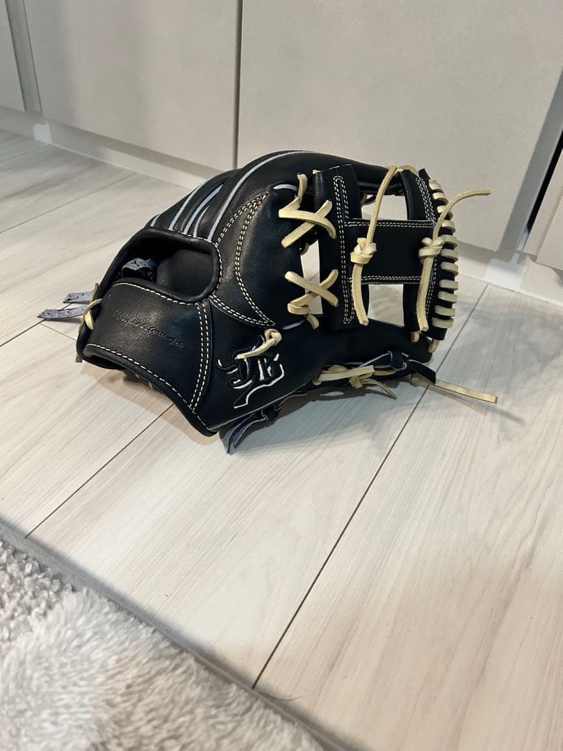 和牛JB 006Ｔ　小指２本　プロテオス型付　屋外未使用　黒　ショートサード