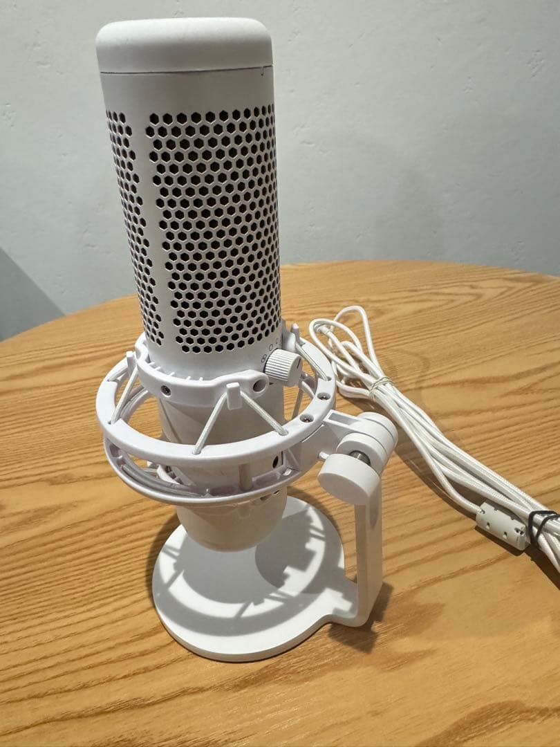 【美品】HyperX Quadcast S コンデンサーマイク USB ホワイト