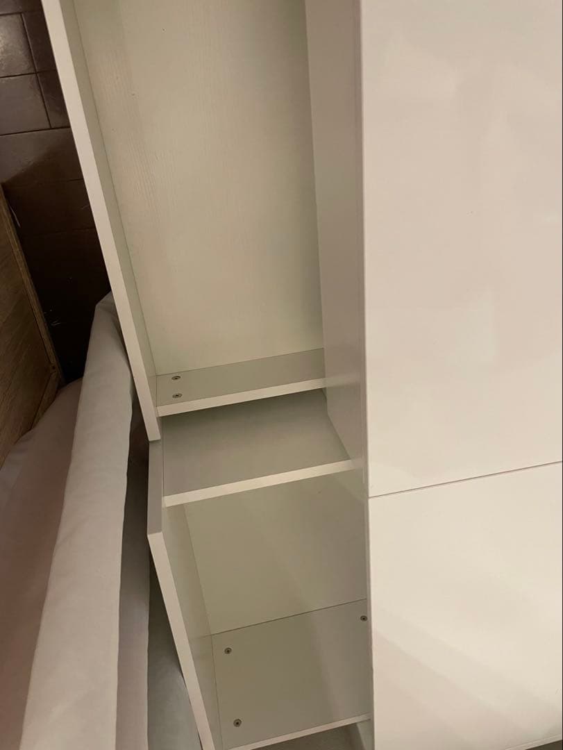 シングルベッドフレーム 下部収納付き