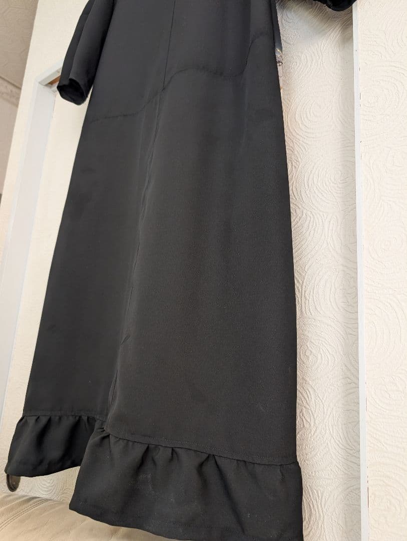 最終値下留袖ドレス和服リメイクワンピース絹高級手描友禅金銀箔МＬ結婚式卒業式宮参