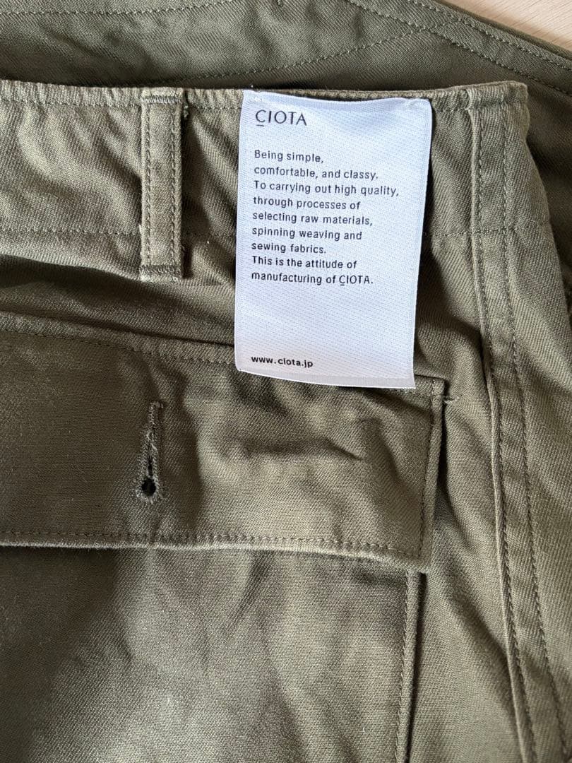 ciota ベイカーパンツ　PTM-3A サイズ4