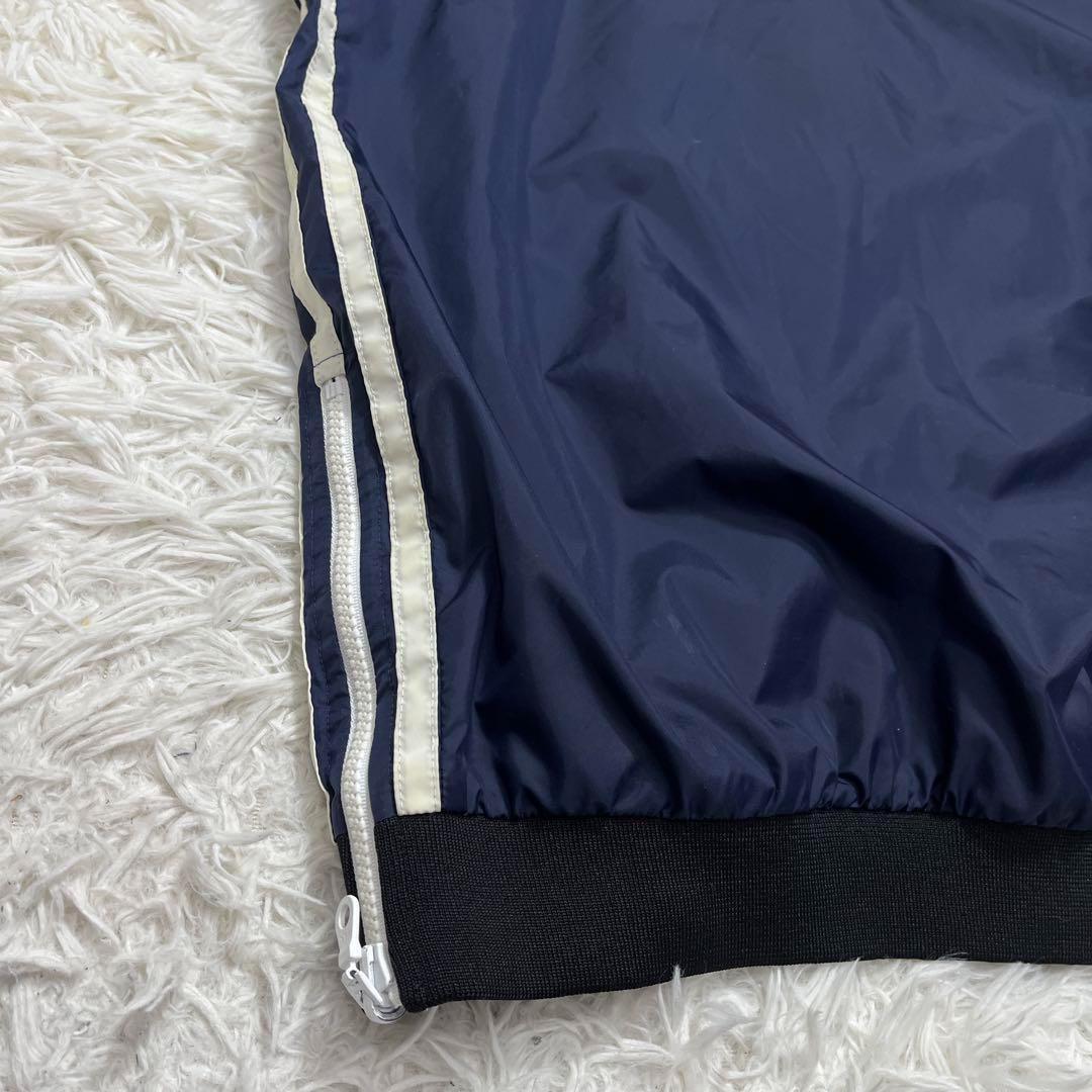 90s adidas アディダス　リバーシブル　ナイロン ピステ　国旗タグ