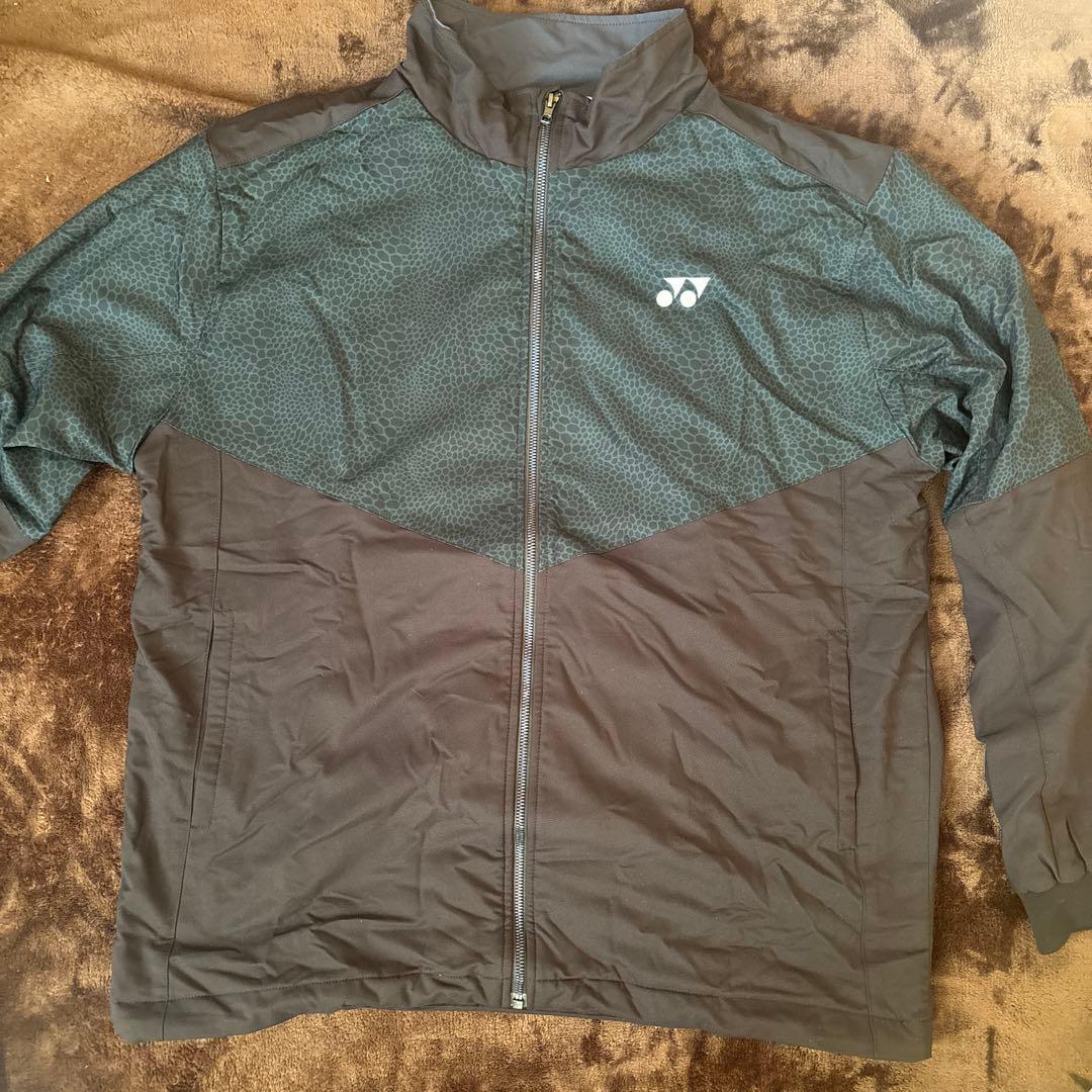 ヨネックス　裏地付きウィンドウォーマーシャツ Oサイズ 70099 ブラック