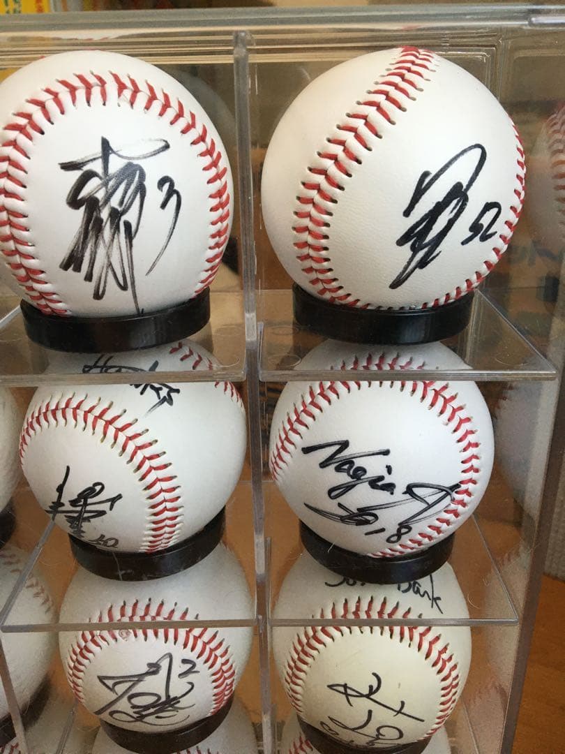 福岡ソフトバンクホークス　直筆サインボールセット
