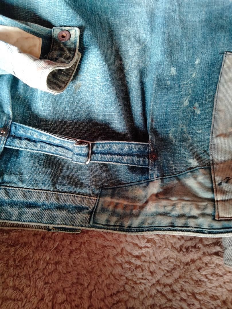 オールドジョー　OLDJOE　ダメージ加工 Gジャン　デニム　ジャケット