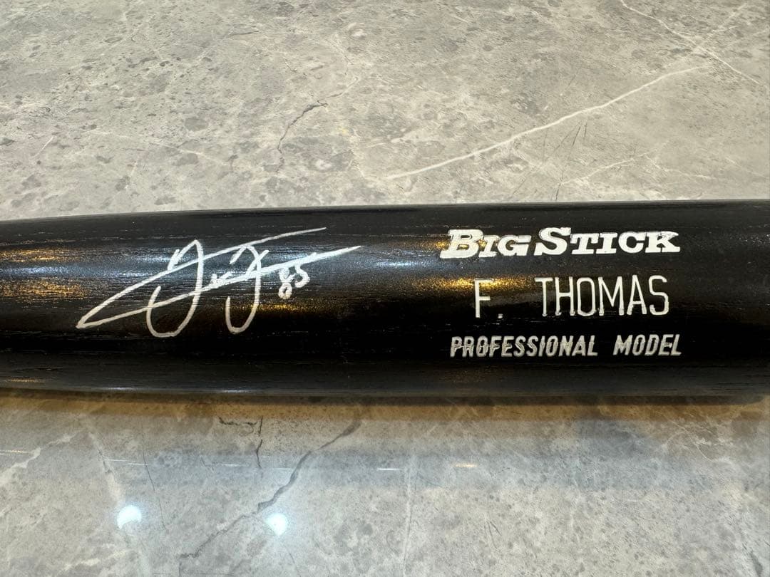 Rawlings F. THOMASサイン入り バット 認証書付き