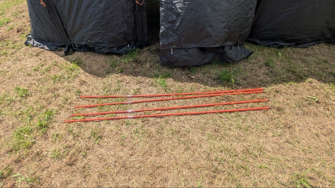 DODカマボコテント2 ブラック カマボコシールド・インナーマット等付属品あり