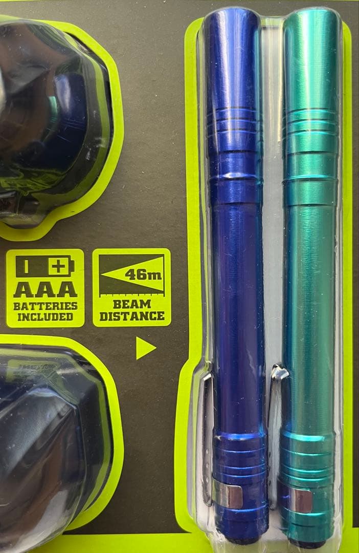 6パック LED フラッシュライト ヘッドランプ ペンライト セット 新品未使用