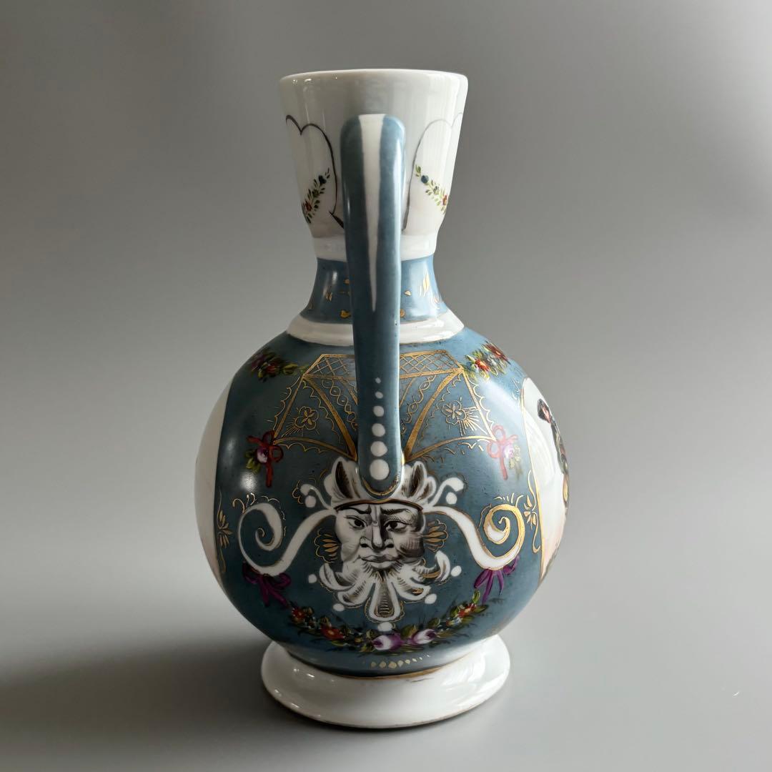 アンティーク　19世紀ボヘミアン　ロイヤルヴィエナ様式　ユーアー 水差し⚫︎稀少品