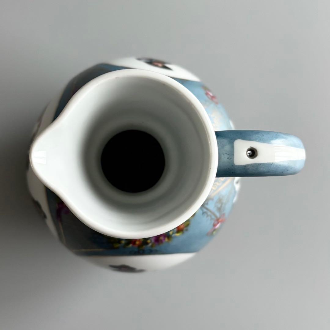 アンティーク　19世紀ボヘミアン　ロイヤルヴィエナ様式　ユーアー 水差し⚫︎稀少品