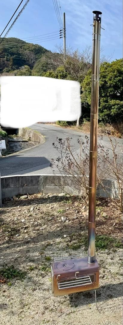 Soomloom 新ストーブPROTO 煙突ガード付き。