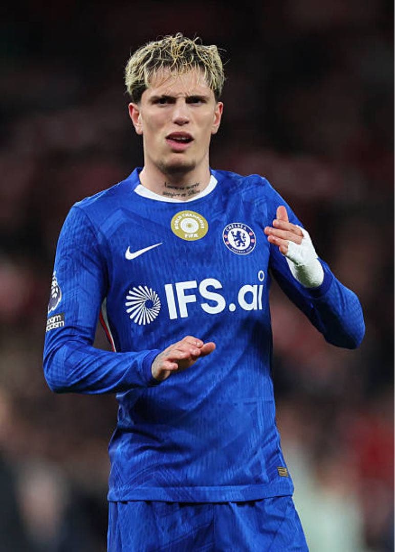 チェルシー　ホーム長袖 GARNACHO 2XL 新品未使用タグ付　スポンサー