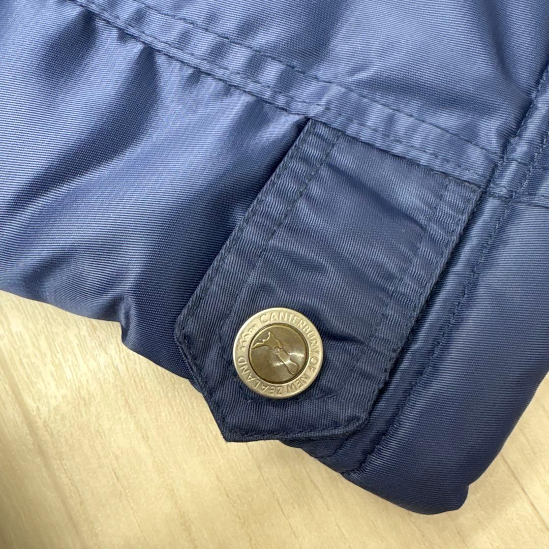 ■ 美品 カンタベリー ラグビー ベンチコート XL ネイビー 大きいサイズ