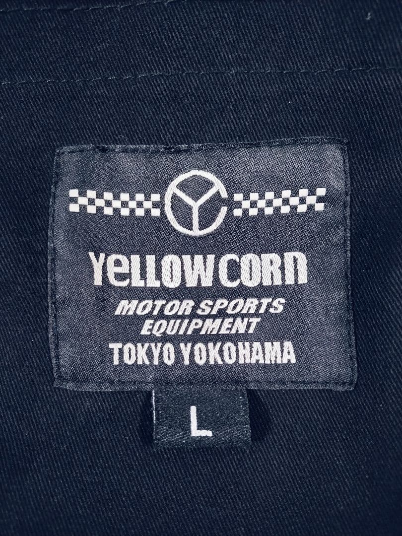 【良品】YELLOW CORN カウレザー ダブルライダース 黒 Lサイズ
