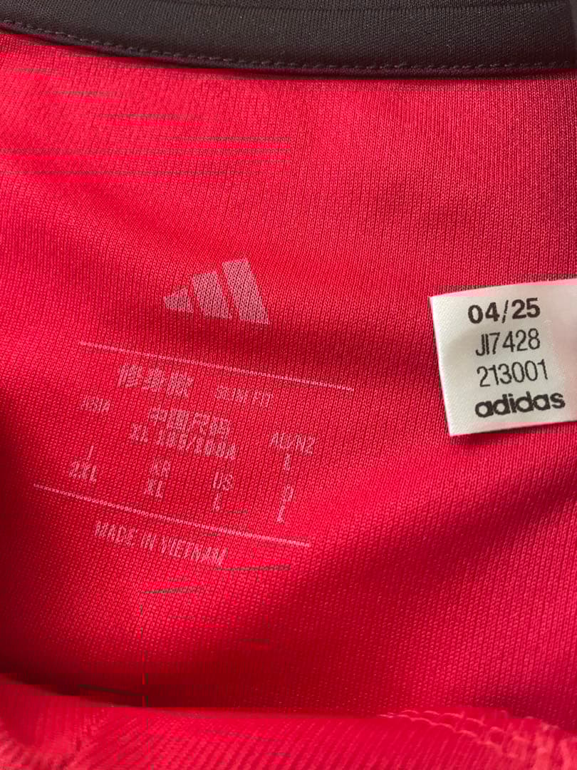 アディダスサッカープレミアリーグマンチェスターユナイテッドユニフォーム25赤26