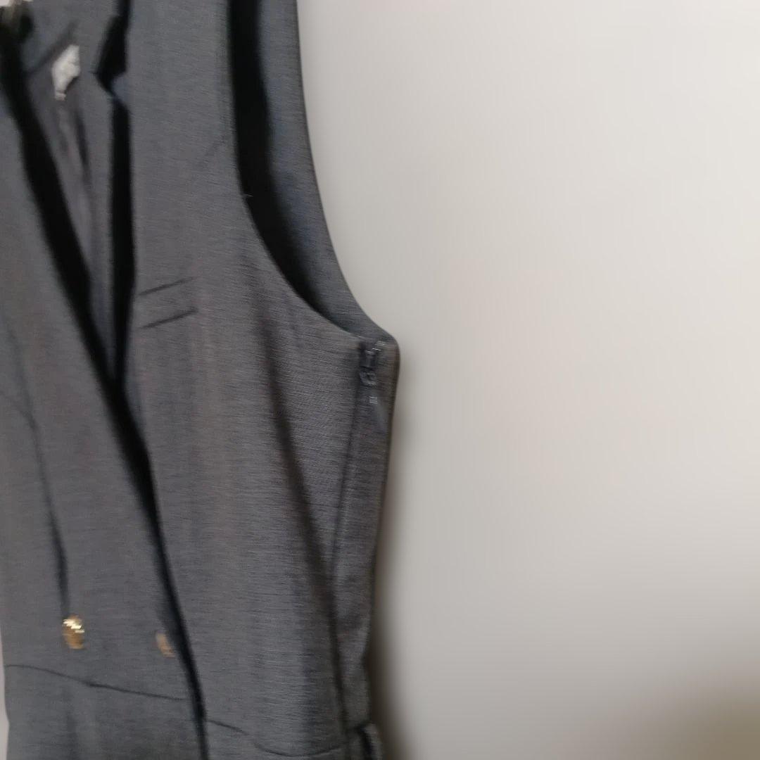 RANDA ランダ グレー　ジャケットライクワンピース ロング　Sサイズ値下げ